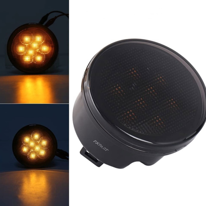 Set lampi semnalizare LED fata compatibile Jeep Wrangler JK, Best Ride - imagine 2