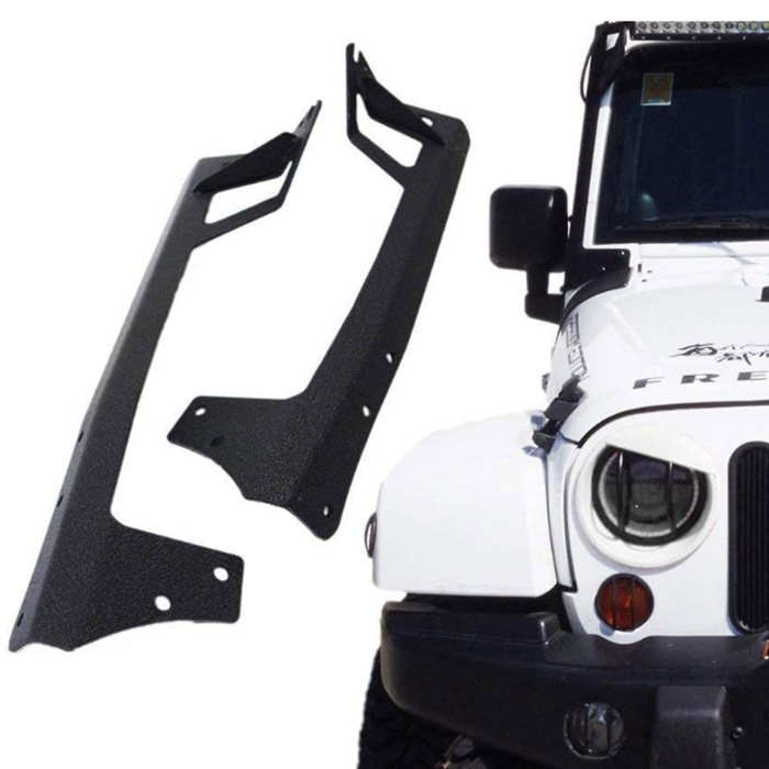 Suporti montaj pentru LEDbar de 127cm pentru Jeep Wrangler JK, partea superioara a parbrizului, Play Xtreme - imagine 2