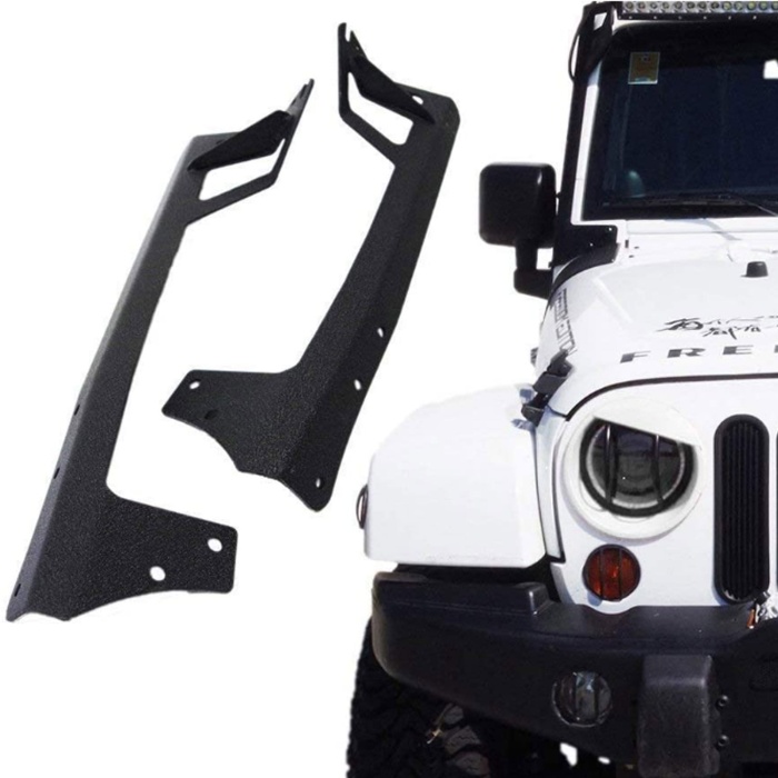 Suporti montaj pentru LEDbar de 132cm pentru Jeep Wrangler JK, partea superioara a parbrizului, Play Xtreme - imagine 2