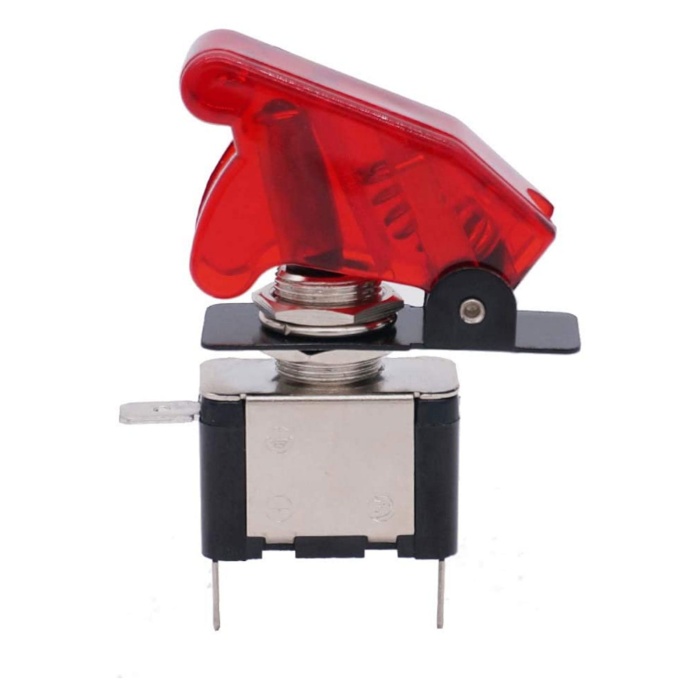 Intrerupator cu capac rosu 15A Buton ON-OFF, Play Xtreme - imagine 2