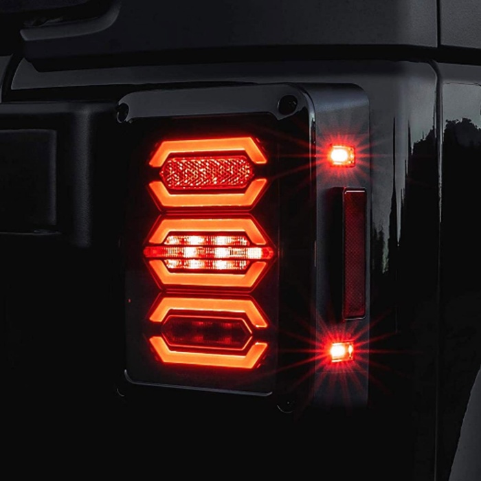 Stopuri LED compatibile Jeep Wrangler JK, Best Ride - imagine 3
