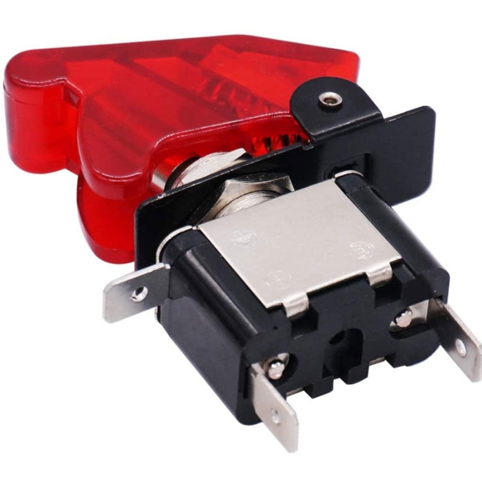 Intrerupator cu capac rosu 15A Buton ON-OFF, Play Xtreme - imagine 3
