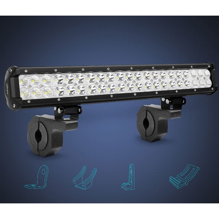 Suporti montaj LEDbar, Proiectoare pentru bullbar, portbagaj, rollbar sau rollcage, diametru maxim 50mm, model p, Play Xtreme - imagine 4