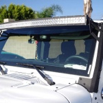 Suporti montaj pentru LEDbar de 127cm pentru Jeep Wrangler JK, partea superioara a parbrizului, Play Xtreme - imagine 5