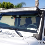 Suporti montaj pentru LEDbar de 132cm pentru Jeep Wrangler JK, partea superioara a parbrizului, Play Xtreme - imagine 5