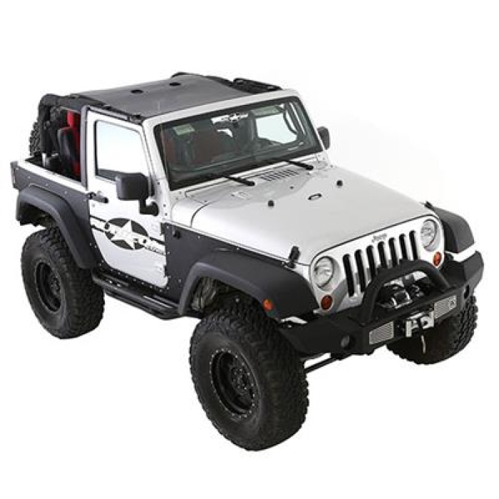 Mesh Extensibil Jeep Wrangler JK - Smittybilt - negru - imagine 2