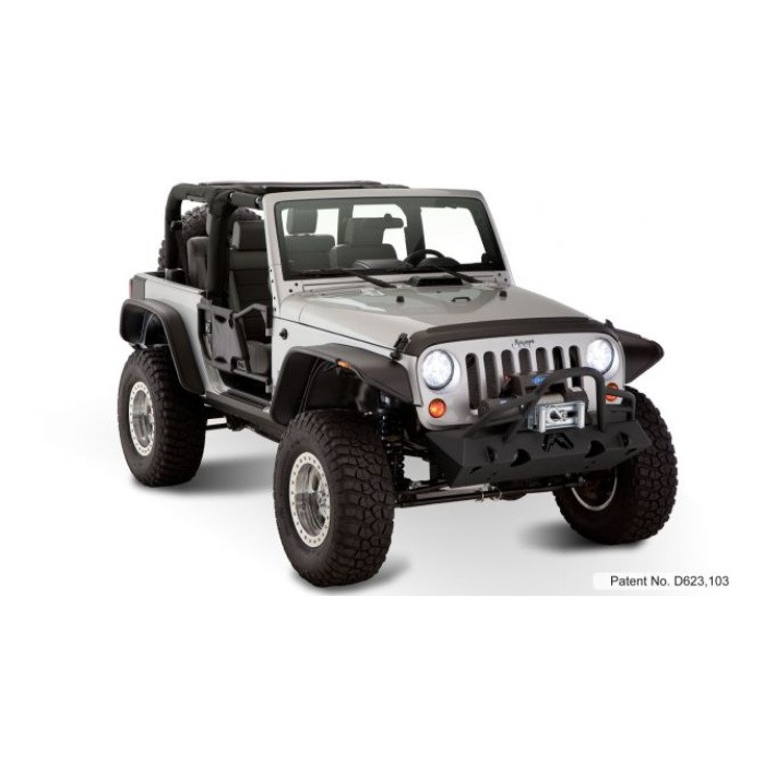 Protectii aripi Bushwacker ┬á- Jeep Wrangler JK 2 usi - imagine 2