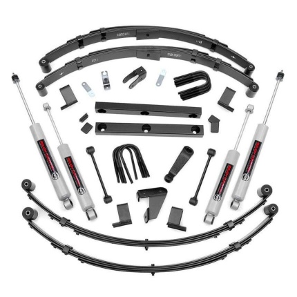 Kit lift suspensie Jeep Wrangler YJ 1987-1995 lift 4” cu arcuri foi și RCK620N2