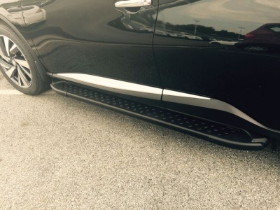 Praguri Laterale Nissan Murano 15 -> - ARP Artemis Black - imagine 11