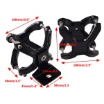 Suporti montaj LEDbar, Proiectoare pentru bullbar, portbagaj, rollbar sau rollcage, diametru maxim 76mm, model x, Play Xtreme - imagine 5