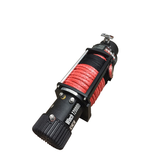 Troliu auto Lift Winch 12000lbs 12v cu plasma sintetica - Model Nou - imagine 4