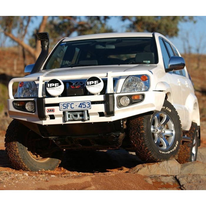 Bullbar ARB Deluxe cu suport troliu - Toyota Land Cruiser J120 - imagine 4