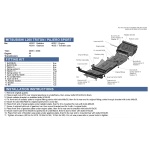Scut cutie de viteze pentru Mitsubishi L200 / Triton KAOT 2007-2015 2,5TD, din aluminiu,4 mm, Rival - imagine 3