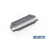 Scut Front bumper Toyota Hilux Revo 2015- Rival motorizare 4WD 2,8; 2,4 (EURO6 compatibil), aluminiu 6 mm grosime