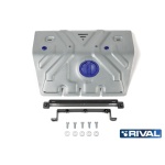 Scut Motor Toyota Land Cruiser 150 / Prado J15 2009-2017; 2017- Rival motorizare 3,0TD; 2,8TD; 2,7; 4,0 (inclusiv KDDS), aluminiu 4 mm grosime