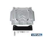 Scut motor pentru Mitsubishi L200 / Triton KL 2015-2019; 2019- 2,4D; 2,2D, din aluminiu,4 mm, Rival