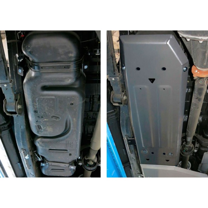 Scut rezervor pentru Ford Ranger PX 2012-2015; 2016-2018; 2019- 2,2; 3,2; 2.0 TDCi, din aluminiu,6 mm, Rival - imagine 3