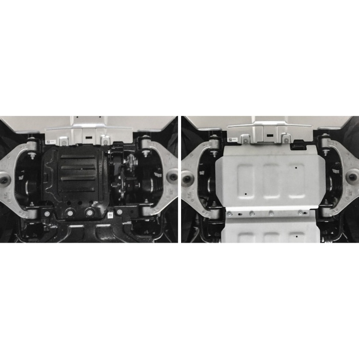 Scut motor pentru Ford Ranger Raptor PX 2019- 2.0 Bi-Turbo, din aluminiu,4 mm, Rival - imagine 3