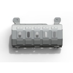 Scut toba esapament pentru Jeep Wrangler JK 2007-2018 2 usi/4 usi 2,8 numai motorina CDR, din aluminiu,6 mm, Rival - imagine 2