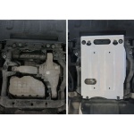 Scut motor pentru Jeep Grand Cherokee V 3,0; 3,0D; 3,6; 5,7, din aluminiu,4 mm, Rival - imagine 3