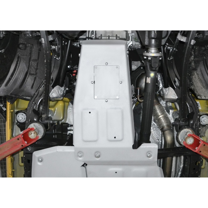 Scut motor pentru Jeep Wrangler JL 2018- 2 usi/4 usi 2.0T; 3.6;, din aluminiu,6 mm, Rival - imagine 2