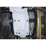 Scut cutie viteze si cutie de transfer pentru Jeep Wrangler JL 2018- 2 usi/4 usi 2.0T; 3.6; 2.2TD, din aluminiu,6 mm, Rival - imagine 2