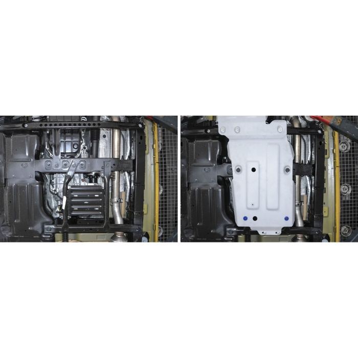 Scut cutie viteze si cutie de transfer pentru Jeep Wrangler JL 2018- 2 usi/4 usi 2.0T; 3.6; 2.2TD, din aluminiu,6 mm, Rival - imagine 3