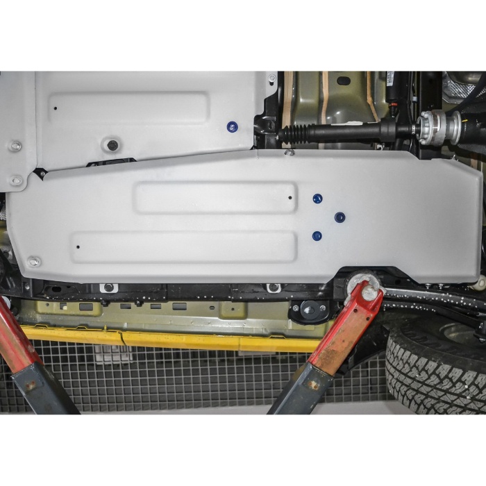 Scut rezervor pentru Jeep Wrangler JL 2018- 2 usi 2.0T; 3.6; 2.2TD, din aluminiu,6 mm, Rival - imagine 2