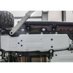 Scut rezervor pentru Jeep Wrangler JL 2018- 4 usi 2.0T; 3.6; 2.2TD, din aluminiu,6 mm, Rival - imagine 2