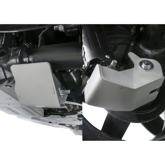 Scut brate de control inferioare fata - spate pentru Jeep Wrangler JL 2018- 2 usi/4 usi 2.0T; 3.6; 2.2TD, din aluminiu,6 mm, Rival - imagine 2