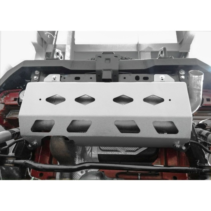 Scut toba esapament pentru Jeep Wrangler JL 2018- 2 usi/4 usi 2.0T; 3.6, din aluminiu,6 mm, Rival - imagine 2