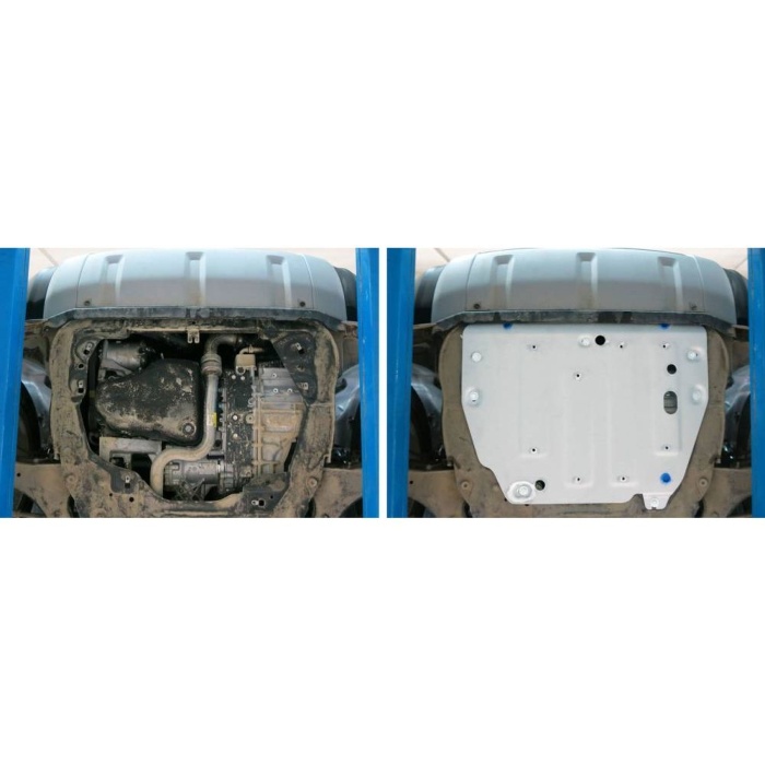 Scut motor si cutie de viteze pentru Land Rover Range Rover Evoque L538 2011-2019, din aluminiu,6 mm, Rival - imagine 3