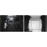 Scut cutie de viteze pentru Mercedes Benz X-Class 2018- 2,3TD; 3,0D, din aluminiu,6 mm, Rival - imagine 3