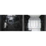 Scut cutie de viteze pentru Mercedes Benz X-Class 2018- 2,3TD; 3,0D, din aluminiu,4 mm, Rival - imagine 3