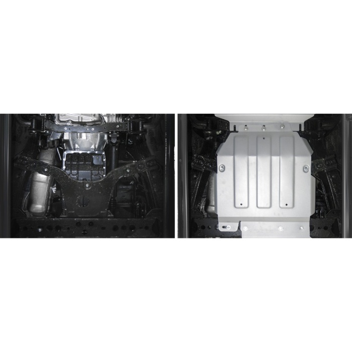 Scut cutie de viteze pentru Mercedes Benz X-Class 2018- 2,3TD; 3,0D, din aluminiu,4 mm, Rival - imagine 3