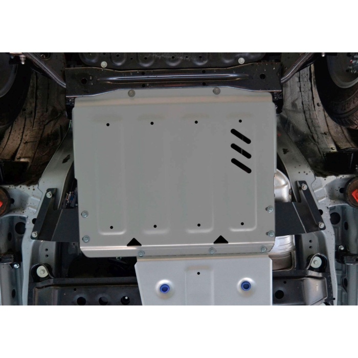 Scut cutie transfer pentru Mitsubishi Pajero III 1999-2006 3,0; 3,2; 3,8, din aluminiu,4 mm, Rival - imagine 2