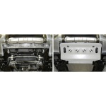 Scut radiator pentru Mitsubishi Pajero IV / Montero IV / Shogun IV 2007- 3,0; 3,2; 3,8; (3 + 5 usi), din aluminiu,4 mm, Rival - imagine 3