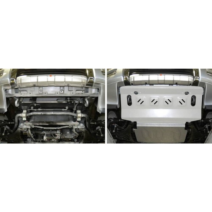 Scut radiator pentru Mitsubishi Pajero Sport / Challenger / Montero Sport 2007-2015 3,0; 3,2, din aluminiu,4 mm, Rival - imagine 4