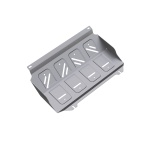 Scut radiator pentru Mitsubishi L200 / Triton KAOT 2007-2015 2,5TD, din aluminiu,6 mm, Rival