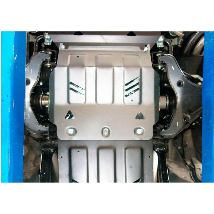 Scut motor pentru Mitsubishi Pajero Sport 2016- 2,4; 3,0, din aluminiu,6 mm, Rival - imagine 2