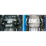 Scut motor pentru Fiat Fullback 2016- 2,4D, din aluminiu,6 mm, Rival - imagine 3
