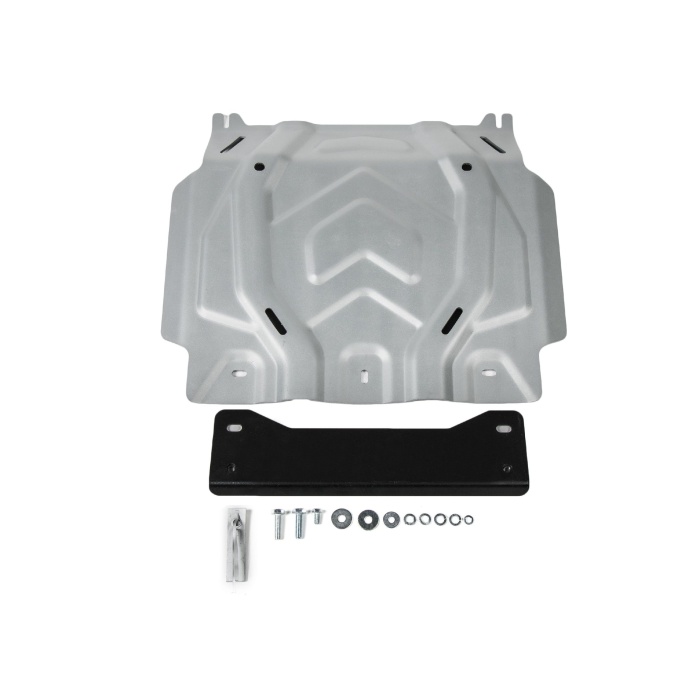 Scut motor pentru Mitsubishi L200 / Triton KL 2015-2019; 2019- 2,4D; 2,2D, din aluminiu,4 mm, Rival - imagine 2