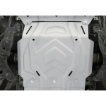 Scut motor pentru Mitsubishi L200 / Triton KL 2015-2019; 2019- 2,4D; 2,2D, din aluminiu,4 mm, Rival - imagine 3