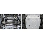 Scut motor pentru Fiat Fullback 2016- 2,4D, din aluminiu,4 mm, Rival - imagine 3