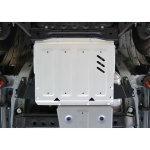 Scut cutie de viteze pentru Mitsubishi Pajero III 1999-2006 3,0; 3,2; 3,8, din aluminiu,4 mm, Rival - imagine 2