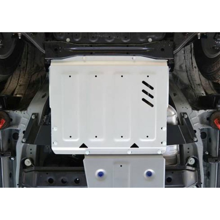 Scut cutie de viteze pentru Mitsubishi Pajero III 1999-2006 3,0; 3,2; 3,8, din aluminiu,4 mm, Rival - imagine 2