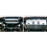 Scut radiator pentru Mitsubishi L200 / Triton KL 2015-2019; 2019- 2,4D; 2,2D, din aluminiu,6 mm, Rival - imagine 4