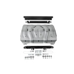 Scut radiator pentru Mitsubishi L200 / Triton KL 2015-2019; 2019- 2,4D; 2,2D, din aluminiu,4 mm, Rival - imagine 2