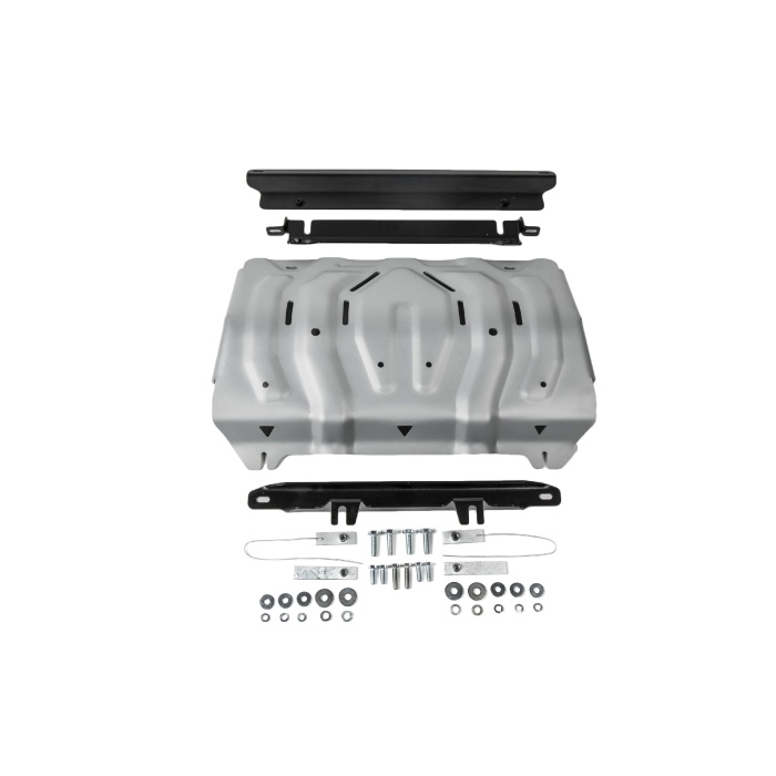 Scut radiator pentru Mitsubishi L200 / Triton KL 2015-2019; 2019- 2,4D; 2,2D, din aluminiu,4 mm, Rival - imagine 2