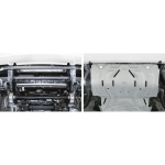 Scut radiator pentru Fiat Fullback 2016- 2,4D, din aluminiu,4 mm, Rival - imagine 3